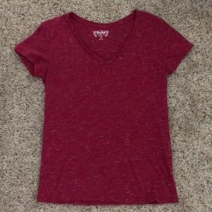 Maroon tee